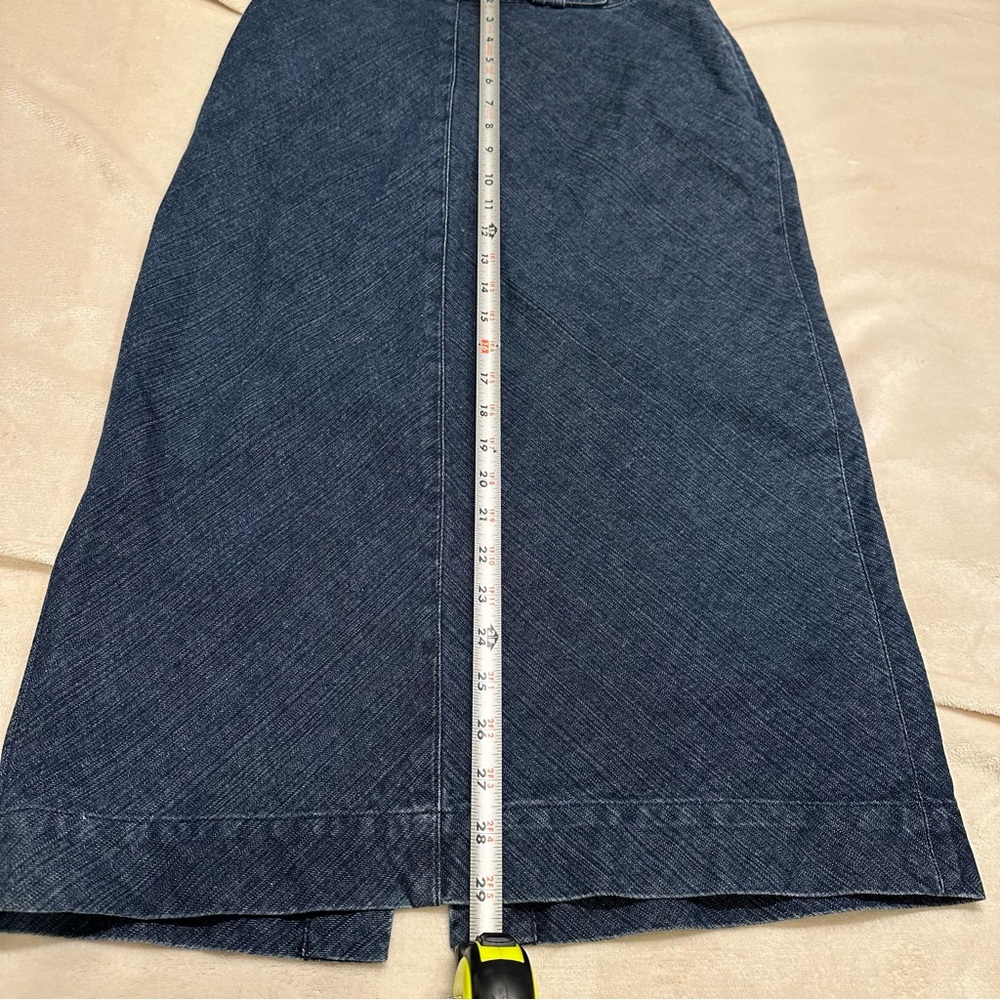 Faconnable Dark Blue Midi Skirt - Picture 4 of 7